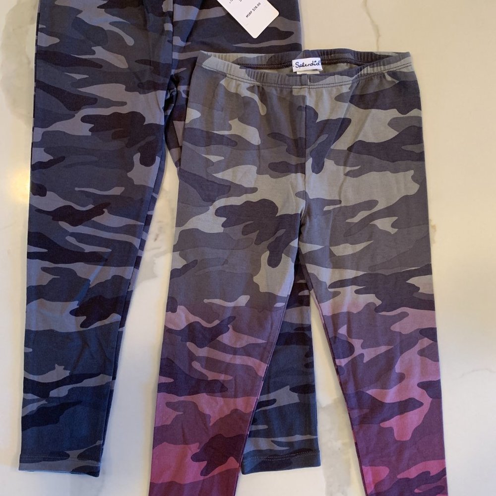 Girls Camo Leggings
